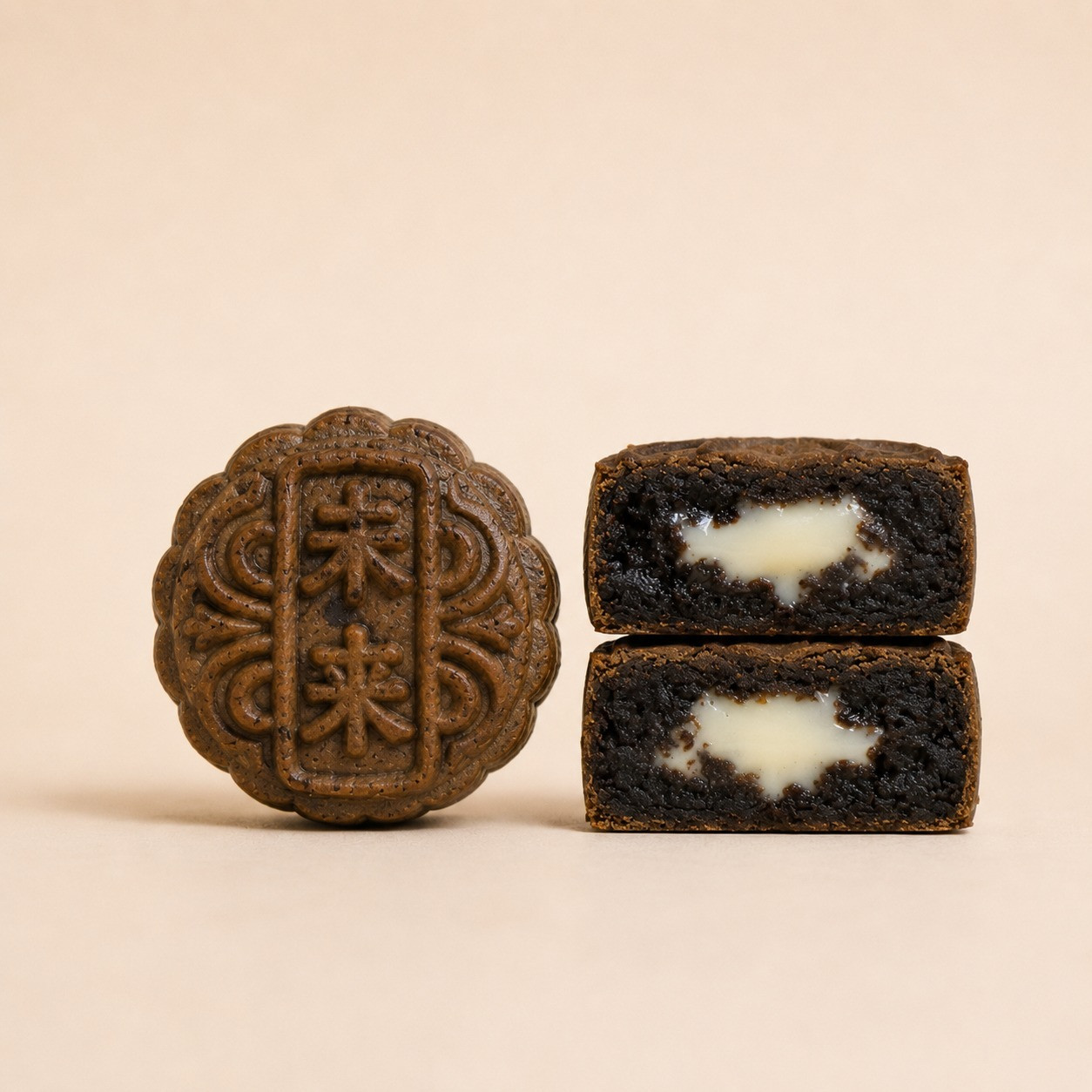 Hojicha Milk Cap Soft Lava Mooncake