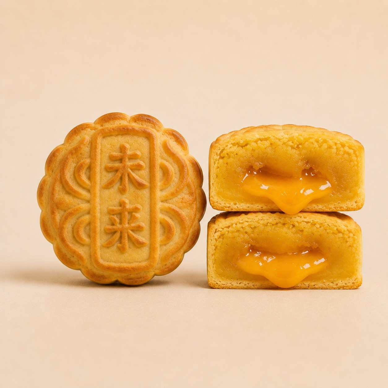Classic Lava Custard Mooncake