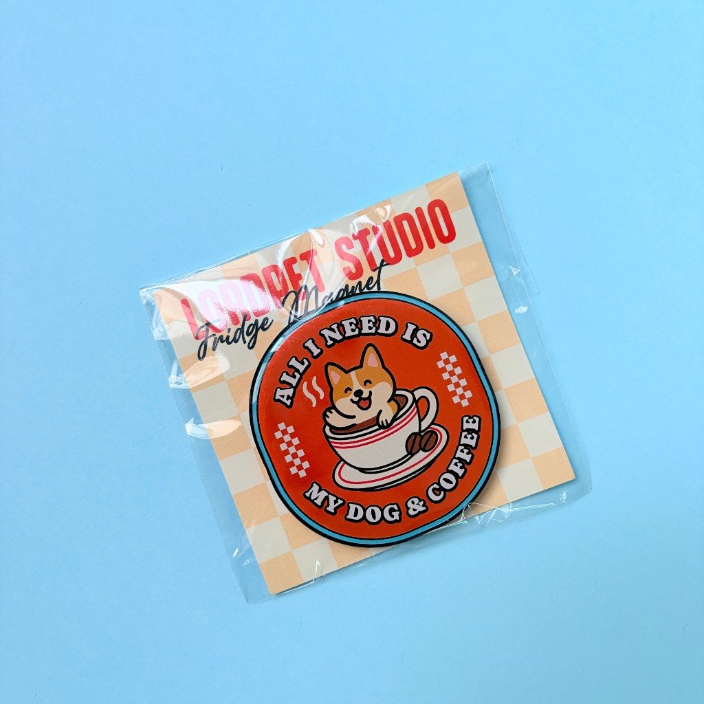 Lordpet Studio | Hong Kong Paw Travel Epoxy Fridge Magnet/ All I need ...